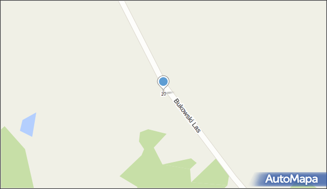 Bukowski Las, Bukowski Las, 10, mapa Bukowski Las