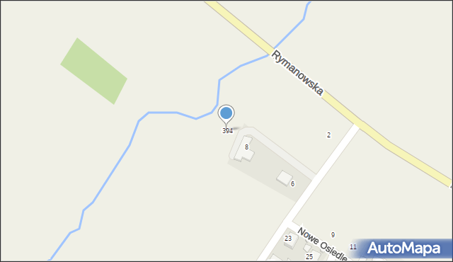 Bukowsko, Bukowsko, 394, mapa Bukowsko