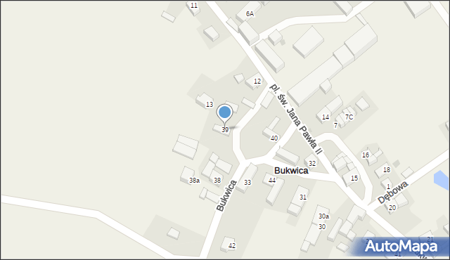 Bukwica, Bukwica, 39, mapa Bukwica