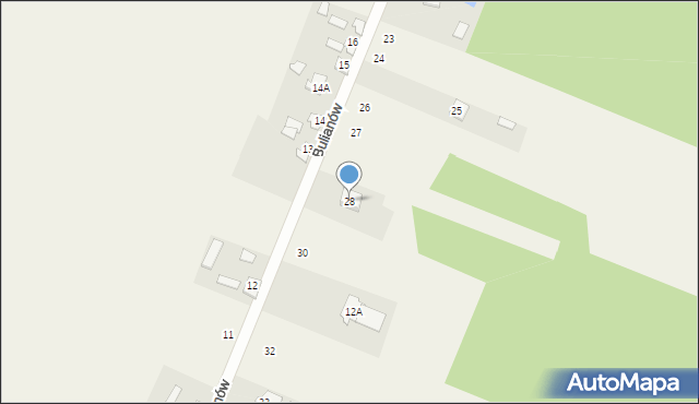 Bulianów, Bulianów, 28, mapa Bulianów