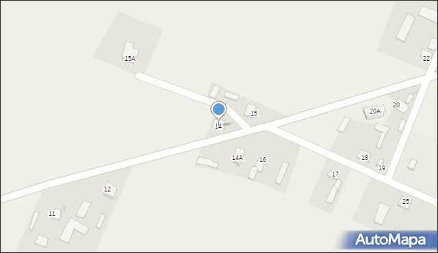 Bulkowo, Bulkowo, 14, mapa Bulkowo