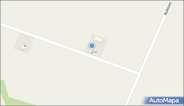 Bulkowo-Kolonia, Bulkowo-Kolonia, 47, mapa Bulkowo-Kolonia