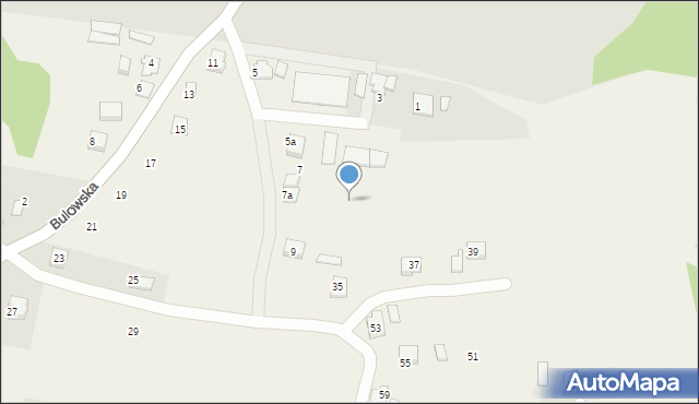 Bulowice, Bulowska, 35a, mapa Bulowice