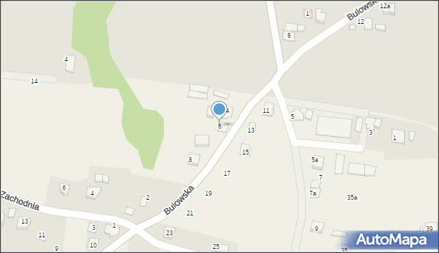 Bulowice, Bulowska, 6, mapa Bulowice