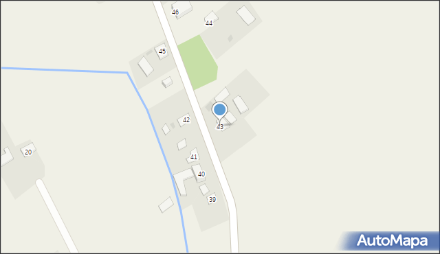 Burdąg, Burdąg, 43, mapa Burdąg