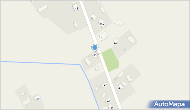 Burdąg, Burdąg, 45, mapa Burdąg