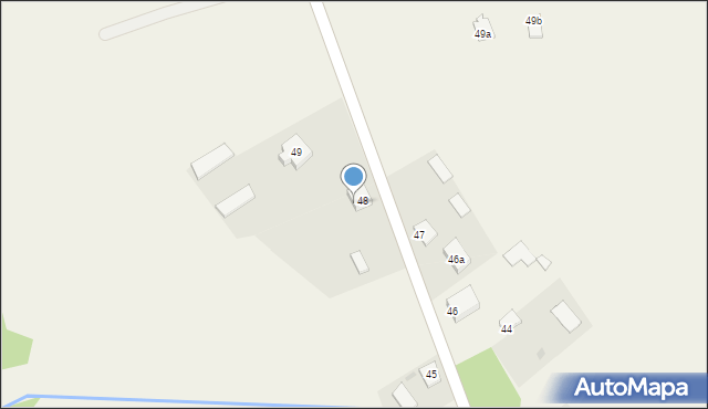 Burdąg, Burdąg, 48a, mapa Burdąg