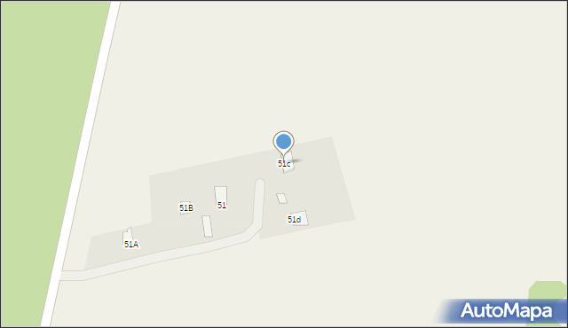 Burdąg, Burdąg, 51c, mapa Burdąg