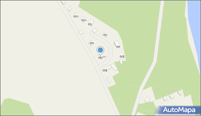 Burdąg, Burdąg, 66c, mapa Burdąg