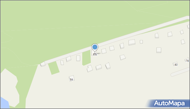 Burdąg, Burdąg, 85c, mapa Burdąg