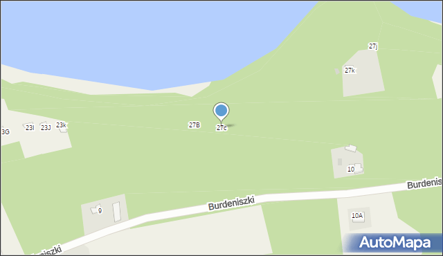 Burdeniszki, Burdeniszki, 27c, mapa Burdeniszki