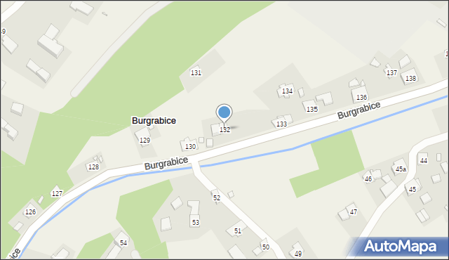 Burgrabice, Burgrabice, 132, mapa Burgrabice