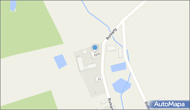 Burkarty, Burkarty, 14, mapa Burkarty
