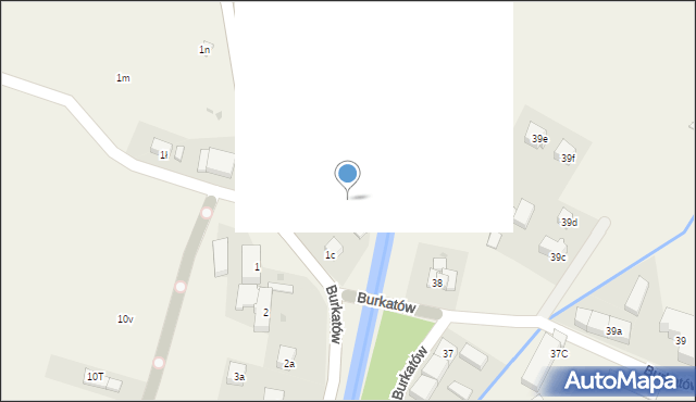 Burkatów, Burkatów, 1b, mapa Burkatów