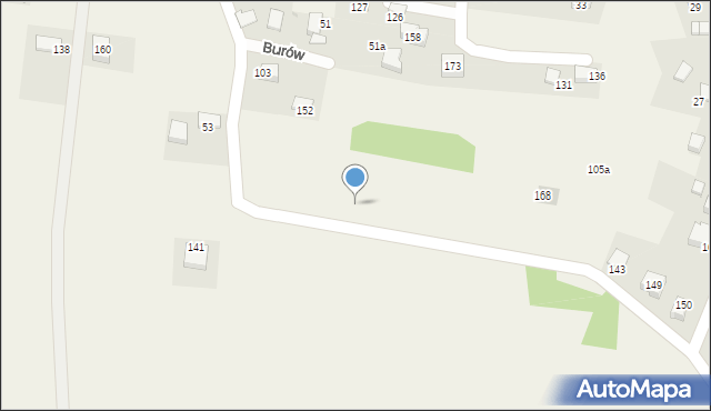 Burów, Burów, 182, mapa Burów