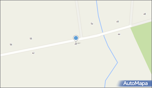 Burowo, Burowo, 43, mapa Burowo