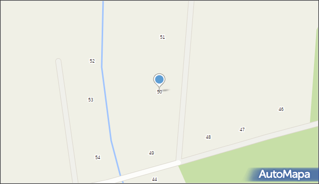 Burowo, Burowo, 50, mapa Burowo
