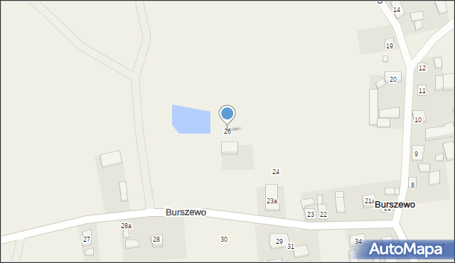 Burszewo, Burszewo, 26, mapa Burszewo