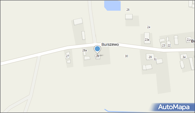 Burszewo, Burszewo, 28, mapa Burszewo