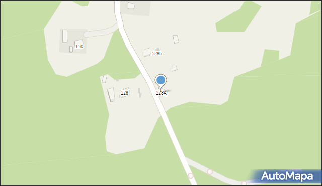 Burzyn, Burzyn, 128A, mapa Burzyn