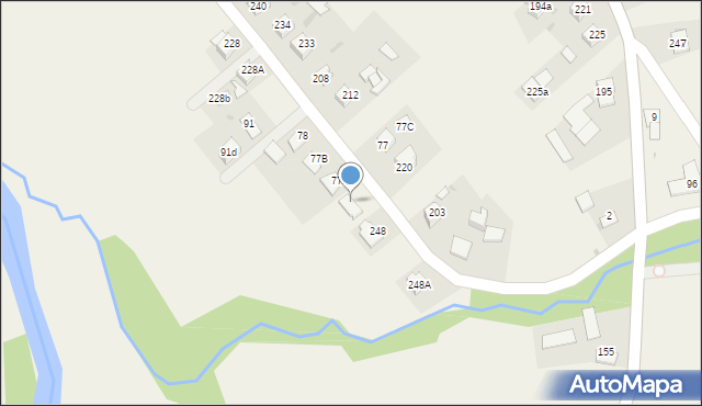 Burzyn, Burzyn, 248b, mapa Burzyn