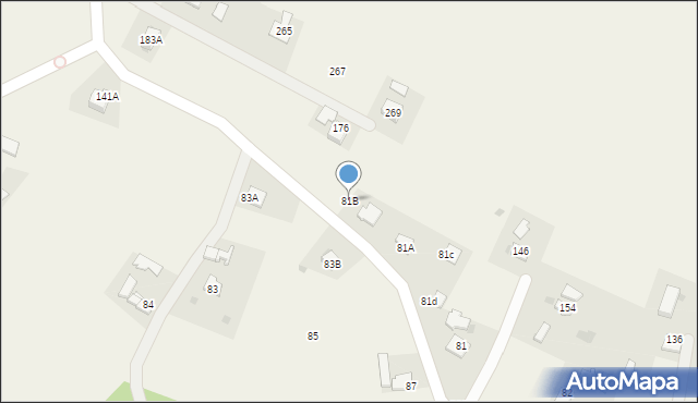 Burzyn, Burzyn, 81B, mapa Burzyn