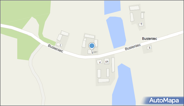 Busieniec, Busieniec, 3, mapa Busieniec