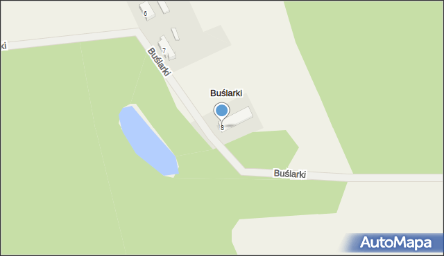 Buślarki, Buślarki, 8, mapa Buślarki