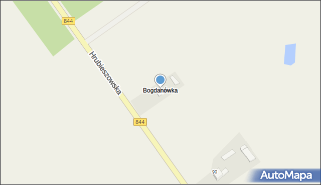 Buśno, Buśno, 91, mapa Buśno