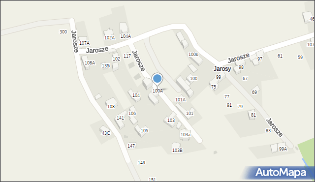 Bustryk, Bustryk, 100A, mapa Bustryk