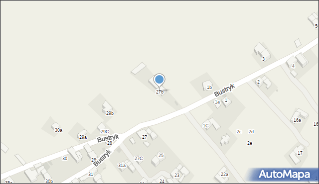 Bustryk, Bustryk, 27b, mapa Bustryk