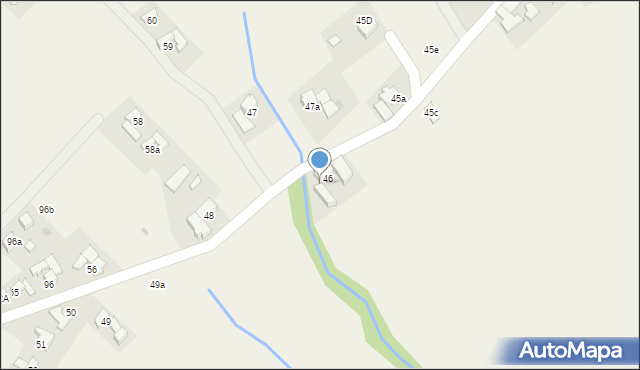 Bustryk, Bustryk, 46a, mapa Bustryk
