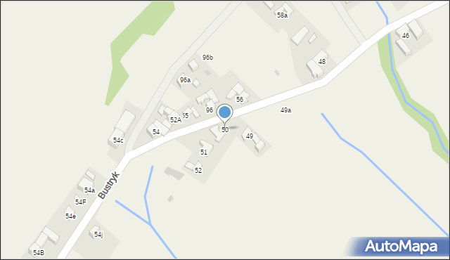 Bustryk, Bustryk, 50, mapa Bustryk
