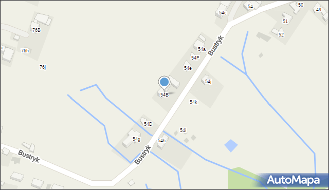 Bustryk, Bustryk, 54B, mapa Bustryk