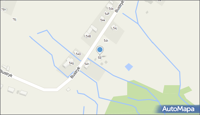 Bustryk, Bustryk, 54i, mapa Bustryk