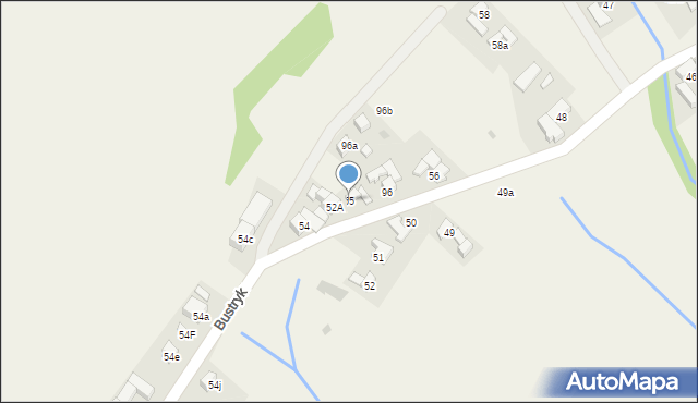 Bustryk, Bustryk, 55, mapa Bustryk