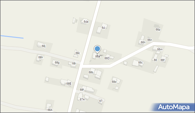 Bustryk, Bustryk, 66a, mapa Bustryk