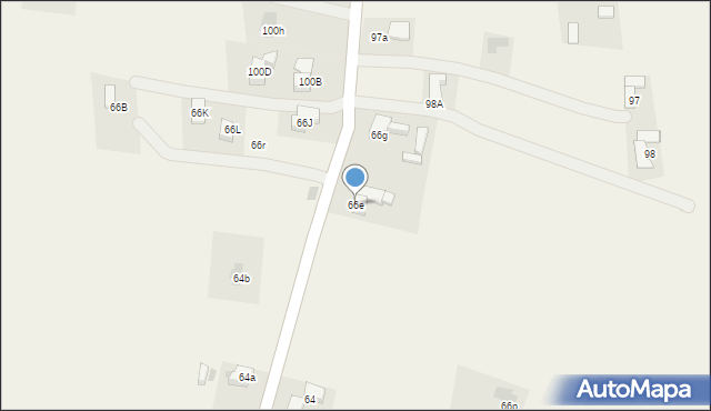 Bustryk, Bustryk, 66e, mapa Bustryk