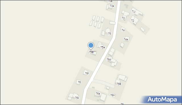 Bustryk, Bustryk, 75B, mapa Bustryk