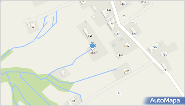 Bustryk, Bustryk, 81a, mapa Bustryk