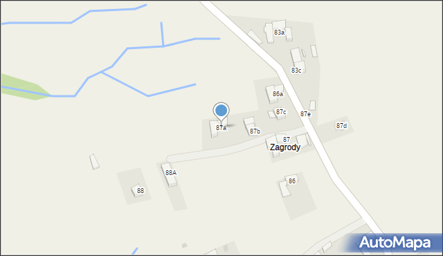 Bustryk, Bustryk, 87a, mapa Bustryk