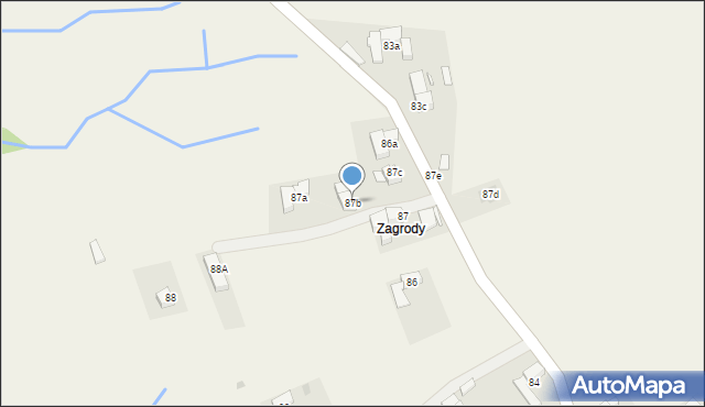 Bustryk, Bustryk, 87b, mapa Bustryk