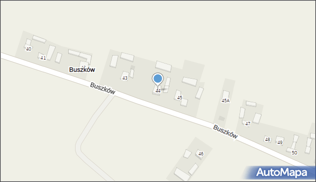 Buszków, Buszków, 44, mapa Buszków