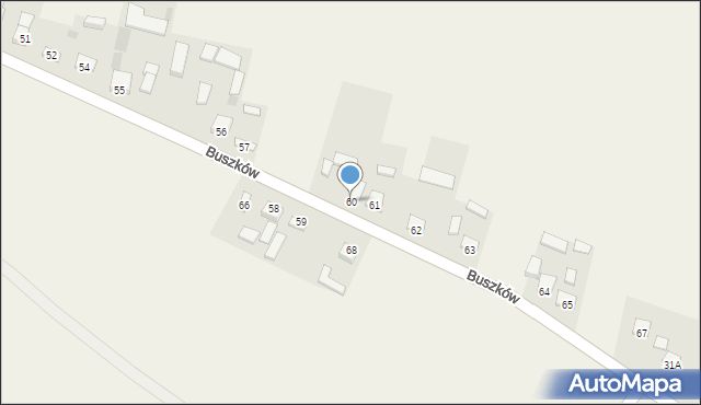 Buszków, Buszków, 60, mapa Buszków