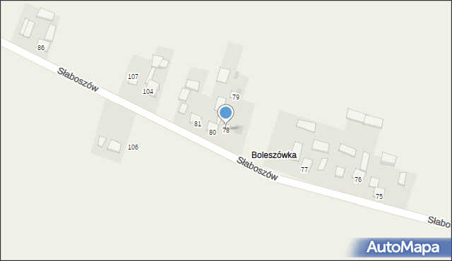 Buszków, Buszków, 78, mapa Buszków