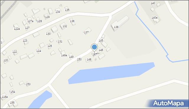 Buszkowice, Buszkowice, 147, mapa Buszkowice