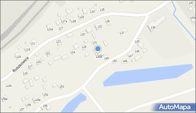 Buszkowice, Buszkowice, 152, mapa Buszkowice