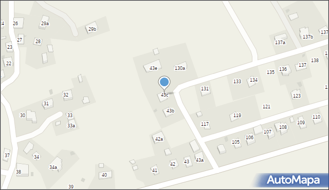 Buszkowiczki, Buszkowiczki, 43c, mapa Buszkowiczki