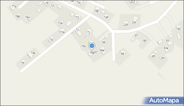 Buszkowiczki, Buszkowiczki, 70a, mapa Buszkowiczki