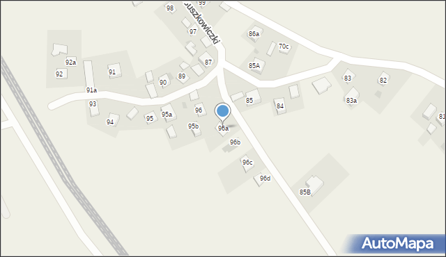 Buszkowiczki, Buszkowiczki, 96a, mapa Buszkowiczki
